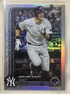 2025 Topps Chrome Ben Rice RC Debut