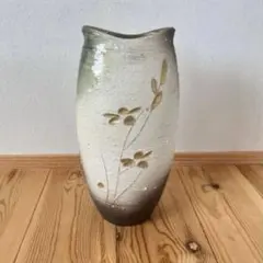 【しがらき焼き】花瓶　花器　信楽　陶器　焼き物　花　フラワーベース