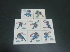 サトシゲッコウガ、ゲッコウガ　８枚セット　ポケモン　デコキャラシール　第一パン