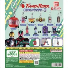 仮面ライダー めじるしアクセサリー3＆マスクブリスターチャームコレクション