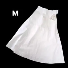 【未使用品】千趣会 Mサイズ 白 アイボリー 撥水 フレアスカート