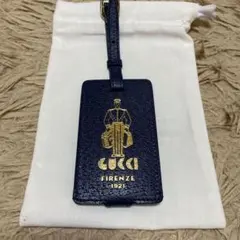 専用 ＊GUCCI ネイビー レザータグ