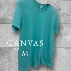 BELLA+CANVAS/ターコイズブルーTシャツM/カジュアル無地トップス半袖