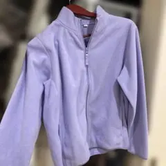 ラベンダー フリースジャケット