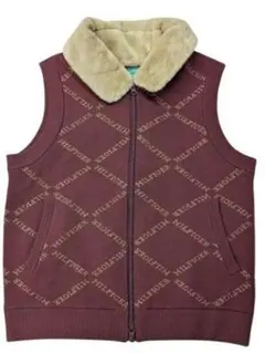 【未使用】TOMMY HILFIGER GOLF モノグラム ファーベスト