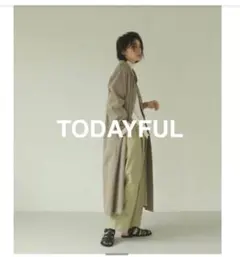 TODAYFUL Waist Gather Pants ギャザーパンツカーキ38のサムネイル