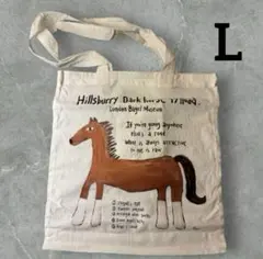 韓国限定 London Bagel Museum エコバッグ ホース Lサイズ