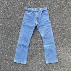 リーバイス517 Levis W32 ブルーデニム フレア 青 古着 15500