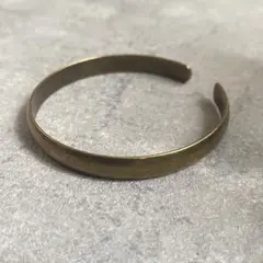 アンティーク ブレスレット バングル スクエア 真鍮 レトロ メンズ 古着