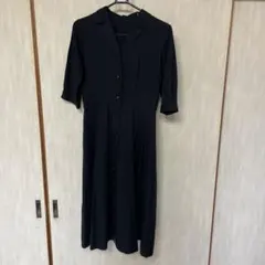 Burberryブルーレーベル黒 シャツワンピース 半袖のサムネイル