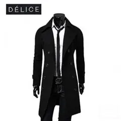 XLサイズ  ダッフルコート  アウター ブラック