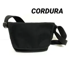 CORDURA コーデュラ ブラック ナイロン ショルダーバッグのサムネイル