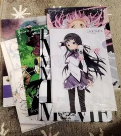 ※開封済、魔法少女まどか☆マギカ、クリアファイルまとめセット