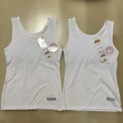 ソフトカップ付きインナー　タンクトップ　140 白