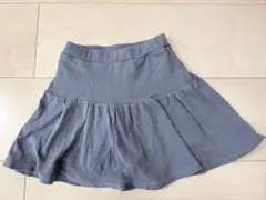 キッズ 女の子 スカート ミニスカ 黒ショートパンツ付き 130cmのサムネイル