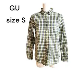 ❣️詰め放題対象❣️冬物最終価格　ジーユー☆　長袖シャツ　チェック柄　S