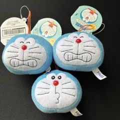 ドラえもん フェイスマスコット ぬいぐるみ　3個セット①