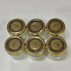 ガラス瓶 6個セット 金色キャップ