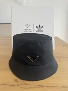 Prada Re-Nylon バケットハット 黒 アディダス コラボ