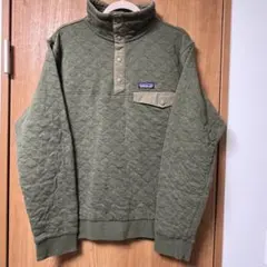 Patagonia オーガニックコットンハーフボタンスウェット　サイズM表記