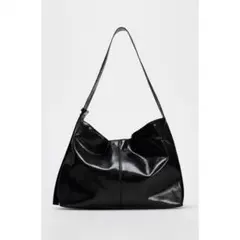 ZARA ブラック ショルダーバッグのサムネイル
