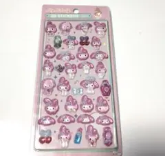 マイメロディ 3Dステッカー　ボンボンドロップシール