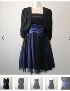 値下げ！お呼ばれドレス パーティドレス ネイビー