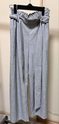 ハイウエストパンツ ワイドパンツ