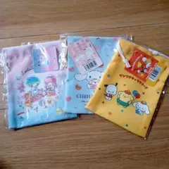 サンリオキャラクターズ 巾着3つセット