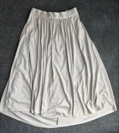 YECCA VECCA フレアスカート FREE SIZEライトグレー