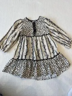 ZARA 花柄ストライプ ワンピース 3-4歳　104cm