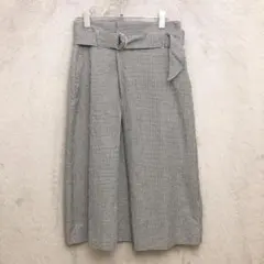 Te chichi♡千鳥柄フレアスカート ベルト付き M 美品
