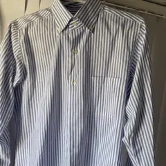 UNITED ARROWS グリーンレーベル　ストライプ スリムフィットシャツ