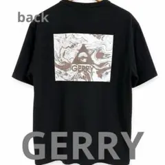 【美品】GERRY マーブルロゴプリント Tシャツ ブラック　Ｌサイズのサムネイル