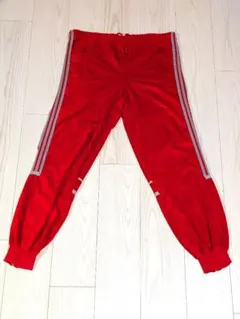 【希少】フランス製 adidas VENTEX トラックパンツ ベロア サイズLのサムネイル