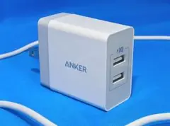 急速充電 24w Anker 2ポート A2021 USBアダプター ケーブル付