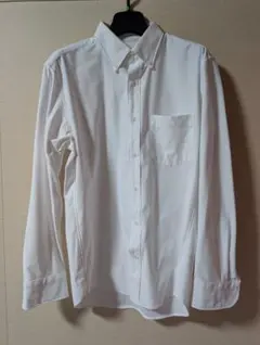 UNIQLO ホワイト M スーパーノンアイロンジャージースリムシャツ