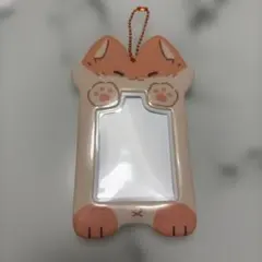 キツネ 硬質トレカケース ボールチェーン付き