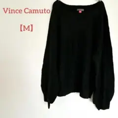 Vince Camuto 【M】ブラック 長袖 ニット トップス　黒　シンプル