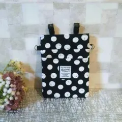 いぬ柄　ナースポーチ　オーガナイザー　移動ポケット　仕分けポーチ　犬　イヌ