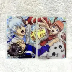 銀魂 坂田銀時 新八 神楽 定春 万事屋 クリアコレクション カードダス カード