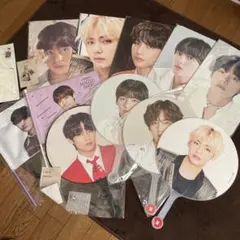 BTS テテ うちわ プレミアムフォト フラッグ キーリング フォトプロップ