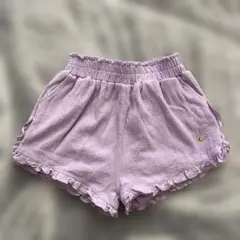 ラベンダーフリルハーフパンツ 120サイズ