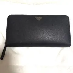 EMPORIO ARMANI ラウンドファスナー長財布 ブラックのサムネイル