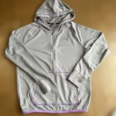 Puma グレー ジップアップパーカー