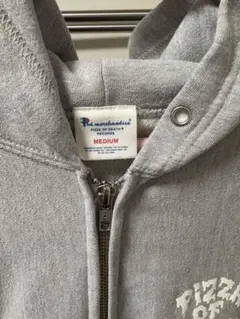 PIZZA OF DEATH パーカー グレー M