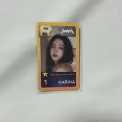 aespa カリナ 韓国 RichMan ポップアップ ロンTトレカ aespa rich man ポップアップ 購入特典 トレカ カリナ