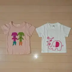 女の子用Tシャツ 80