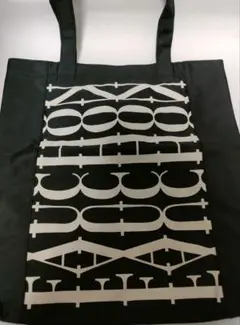 フォションエコバッグ ブラック/ホワイト