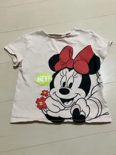 ミニーマウス Tシャツ ピンク 100
